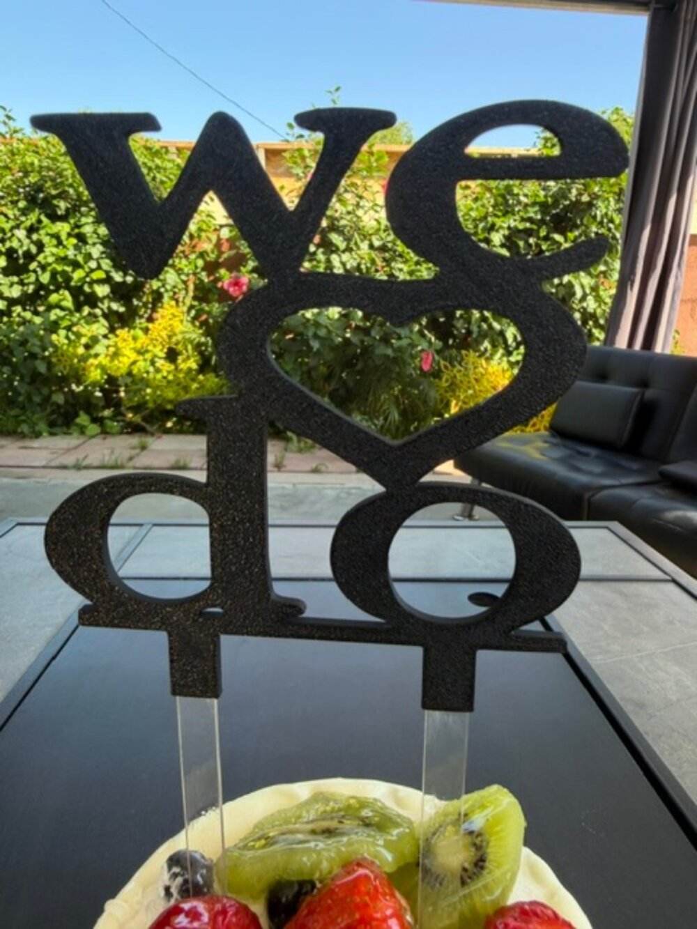 We Do Cake Topper - Picture 3 of 5